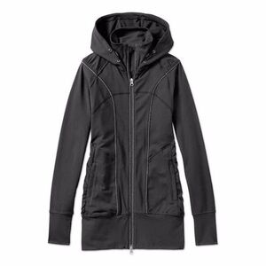 Athleta Black Rishi Jacket Black Sz XS